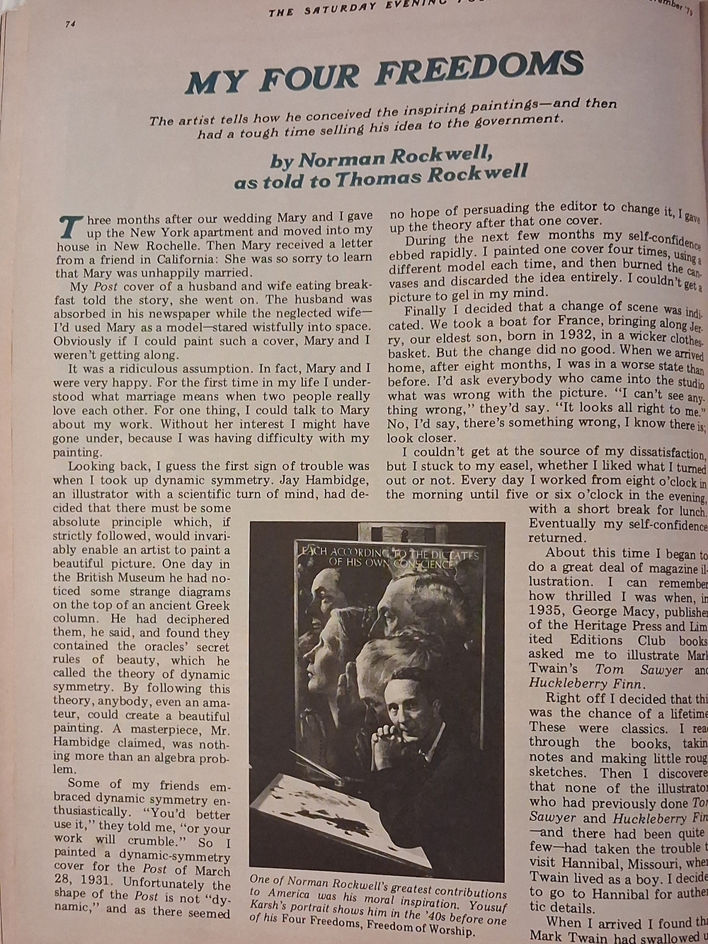 ๐๐ท๐ธThe Saturday Evening Post - November 1979 - The Muppets๐ธ๐ท๐ - Picture 8 of 12